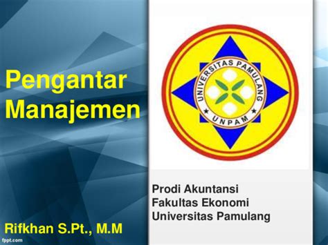 (PPT) Master Pengantar Manajemen | Rifkhan Han - Academia.edu