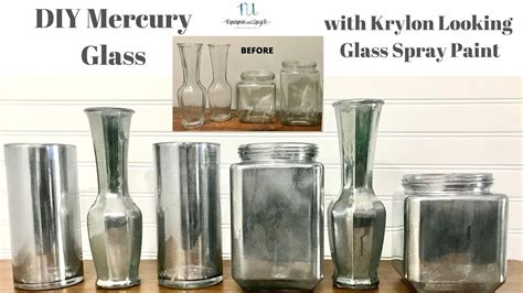 Diy Mercury Glass And How To Make Your Own Faux Mercury Glass With Krylon Looking Glass Spray