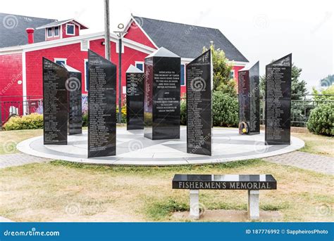 The Fishermen S Memorial Nova Scotia Located On The Waterfront