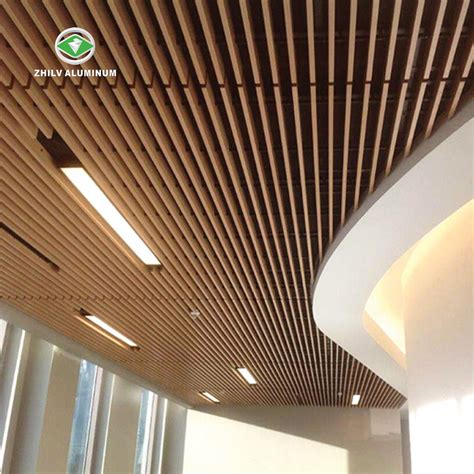 Timber slatted ceiling in revit; China The Best Decorative Linear Pipe U Shaped Suspended ...