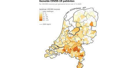 De vaccinatiecijfers die vandaag zijn gepubliceerd in de rapportage van het rivm en op het. Kaart Nederland Corona