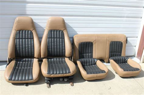 Find Camarofirebird Tan W Black Inserts Leather Seats Set Fandr In