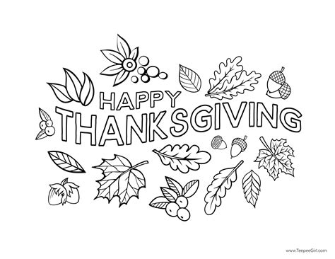 8 Best Picture Happy Thanksgiving Coloring