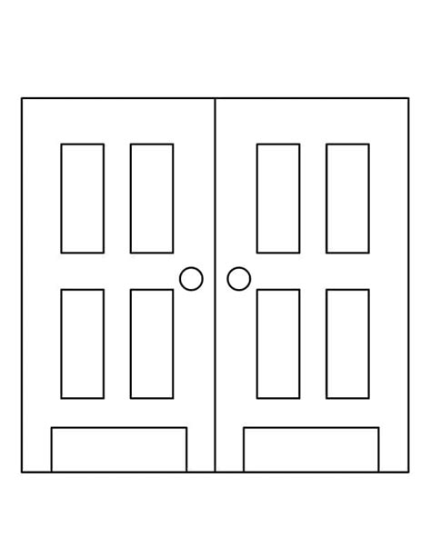 A Door Coloring Page Free Printable Coloring Pages For Kids