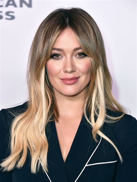 First Look Hilary Duff Reveals Her New Blonde Brown Hair Color