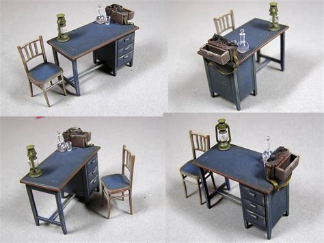 Miniart 135 Scale Office Furniture And Accessories Cottage Craft