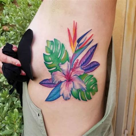Top 61 Best Hawaiian Flower Tattoo Ideas 2021