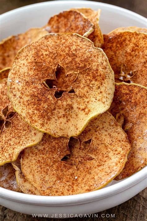 Baked Apple Chips Recipe Apple Chips Cinnamon Apple