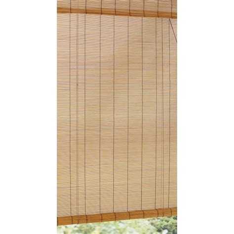 Style Selections Light Filtering Corded Natural Roman Shade At