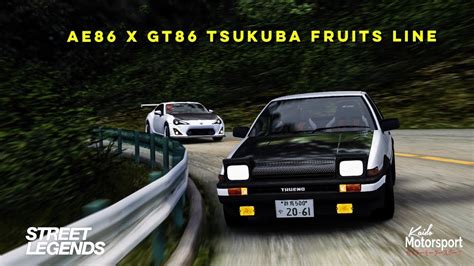 AE86 X GT86 Going Outbound At Tsukuba Fruits Line YouTube