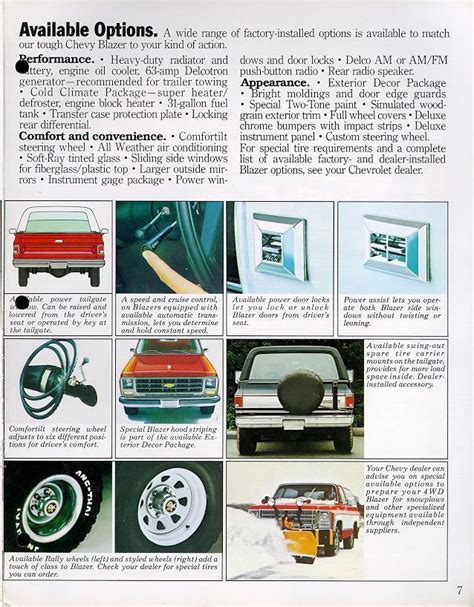 1979 Chevrolet And Gmc Truck Brochures 1979 Chevy Blazer 07