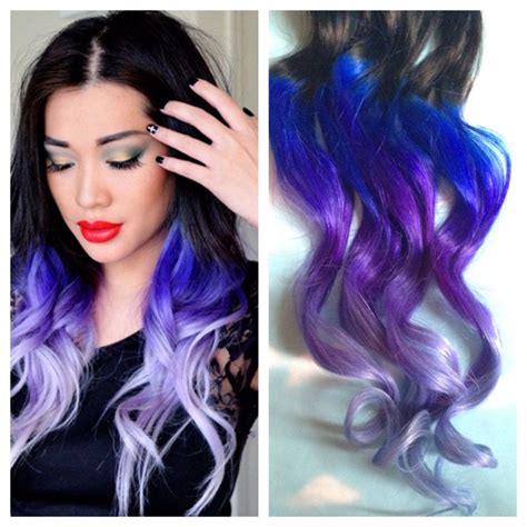 Best Ombre Hair Purple Ombre Hair Blue Hair Violet Hair Burgundy