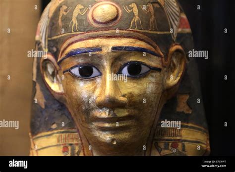 Egyptian Art Funerary Mask Of Nymaatre Cartonnage 2nd C Bc Vatican