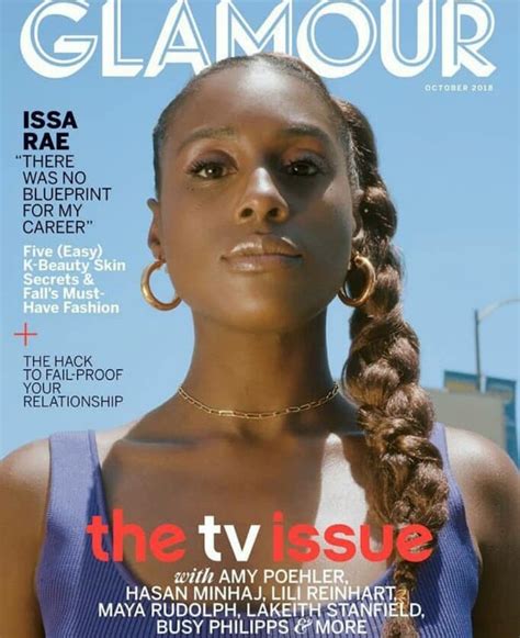Issa Rae Covers Glamour Magazine October Issue Olorisupergal