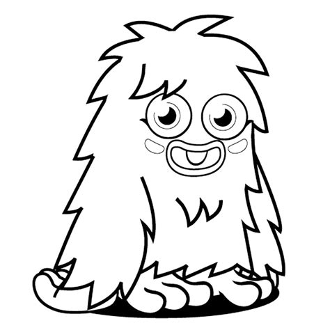 Funny Monster Coloring Pages At Free Printable