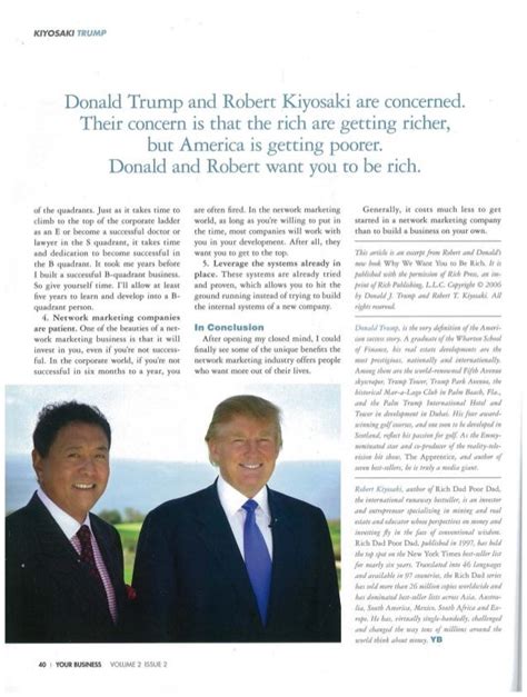 Why Robert Kiyosaki And Donald Trump Recommend Network Marketing