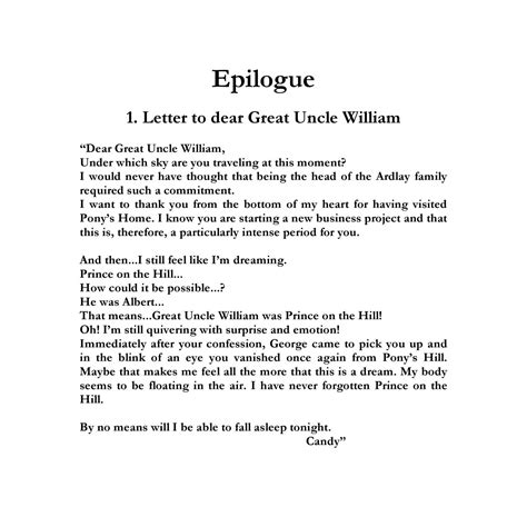 Epilogue / An epilogue is a passage or speech which is added to the end ...