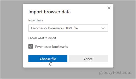 How To Export And Import Bookmarks On Microsoft Edge