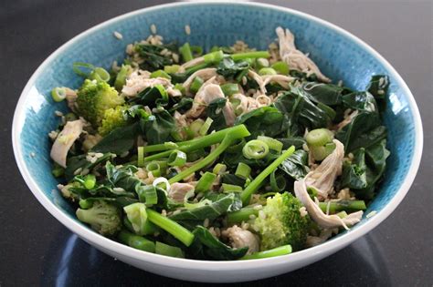 I'm not sure why there is no seasonings in the recipe, but i. SOULFUL HEALTHY LIVING: BROWN RICE, CHICKEN & CHINESE BROCCOLI