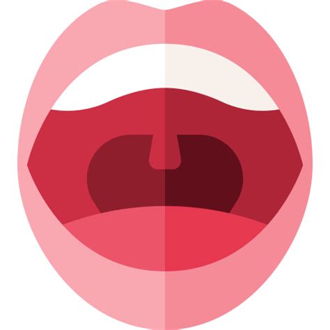 Mouth Basic Straight Flat Icon