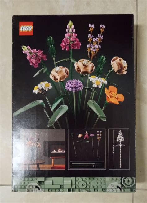 Lego Flower Bouquet Building Kit Botanical Collection Pcs