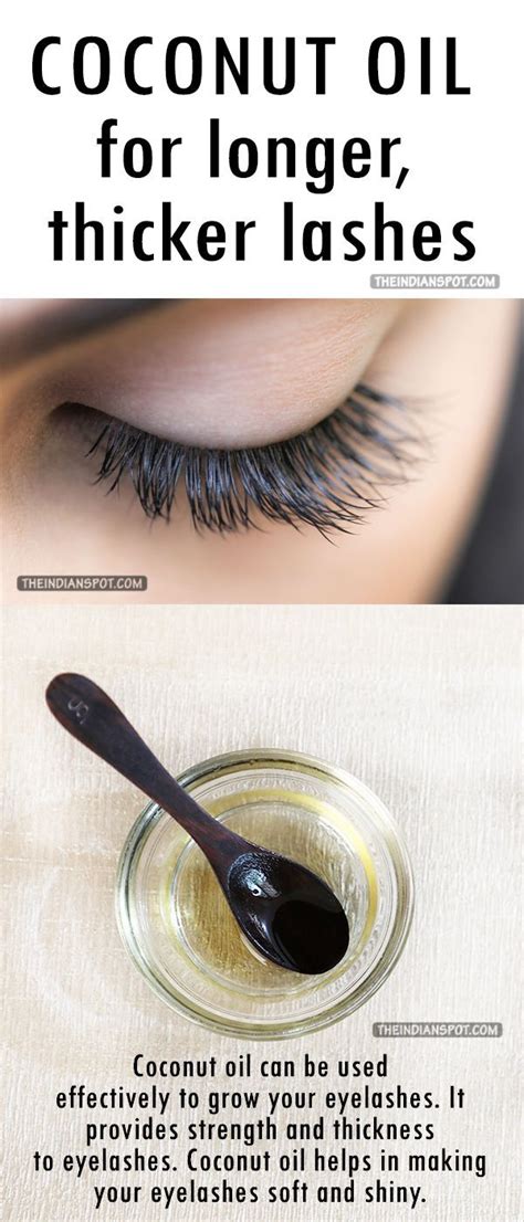 Grow Your Eyelashes With Coconut Oil How To Grow Eyelashes Coconut Oil Beauty Coconut Oil