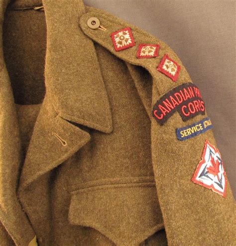 Canadian Army Uniform Battledress Jacket Canadian Provost