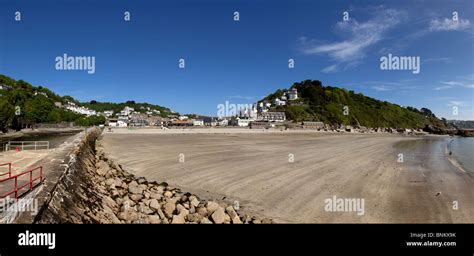 East Looe Beach From The Banjo Pier Stock Photo Alamy