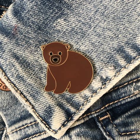 Mama Bear Enamel Pin Badge By Chameleon And Co