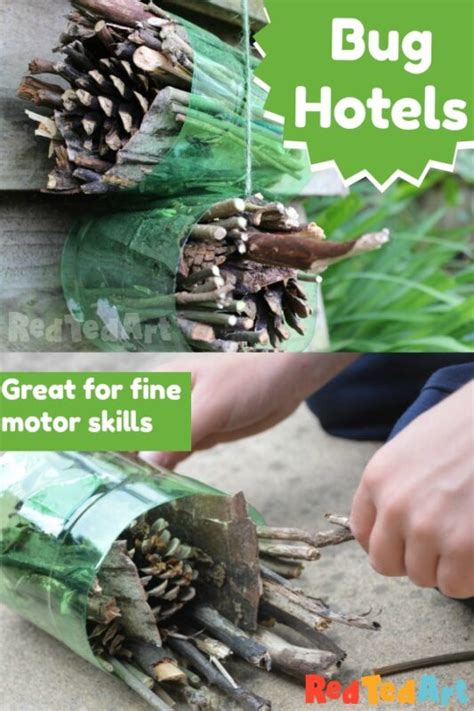 Although there are no planning permits or building regulations to worry about it is worth following a few guidelines: Simple Bug Hotel for Kids - Red Ted Art - Make crafting with kids easy & fun
