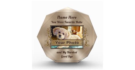 Are you looking for a unique personalized gift? Photo and Personalized Unique Pet Memorial Gifts | Zazzle.com