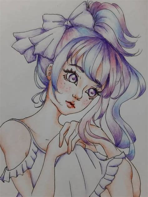 Pastel Girl By Karinidolperu On Deviantart Traditional