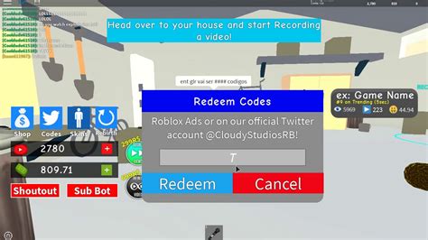 Codes are used to give you stuff such as boosts and rebirths. 2 - Códigos do 🎮 YouTuber Simulator 2 - ( ROBLOX ) - YouTube