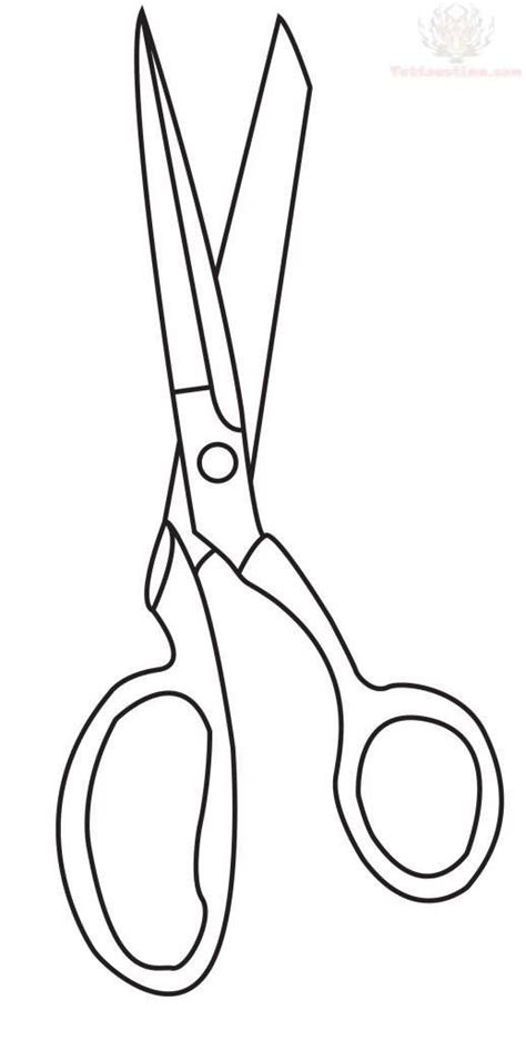 Hair brushes hair scissors hair straighteners hair clips curling irons. Outline Scissor Tattoo Design | Scissors tattoo, Sewing ...