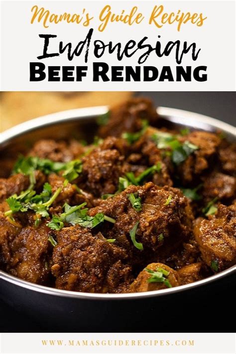 Indonesian Beef Rendang Mamas Guide Recipes Beef Rendang Recipe