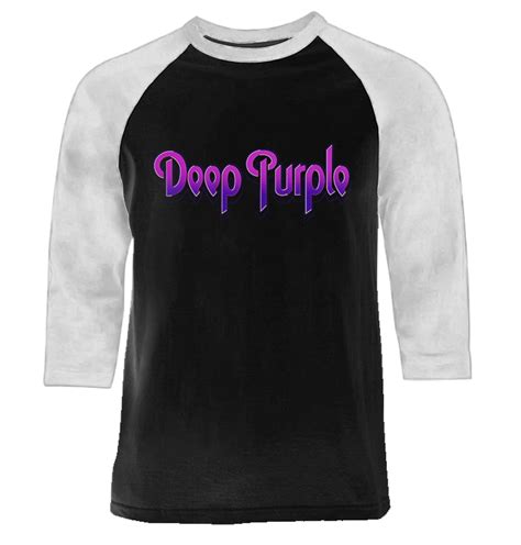 Deep Purple Logo Raglan