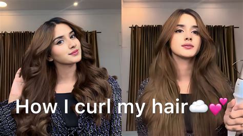 How I Style My Hair Alishbah Anjum Youtube