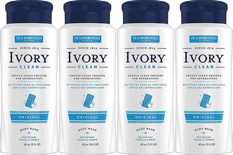 Ivory Clean Body Wash Original 21 Ounce Pack Of 4