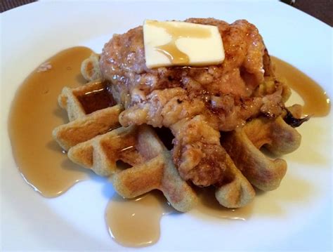 Oven Fried Chicken And Waffles Fastpaleo