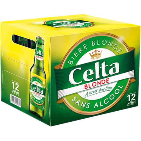 Pack De Bière Blonde Sans Alcool Celta 12 X 25 Cl Bam Courses