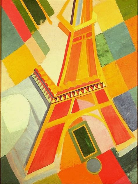 The Eiffel Tower By Robert Delaunay Useum