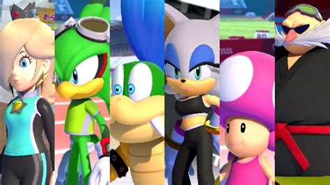 Mario And Sonic At The Olympic Games Tokyo All Guest Characters Hot