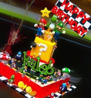 Super mario dance remix (happy birthday). Super Mario Cake I made for my son. My son loves toys on ...