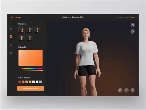 Metava Metaverse Avatar Creator Concept By Arthur Sjorgen For Odama