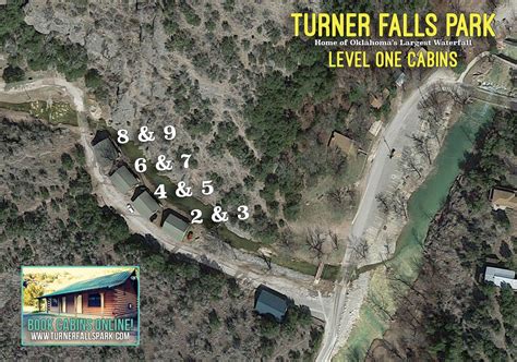 Cabin Map — Turner Falls Park