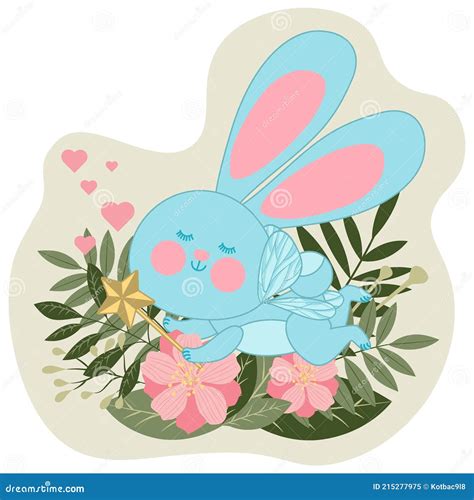 Fairy Rabbit Vector Illustration 16587972