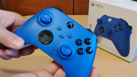New Xbox Series Xs Controller Shock Blue Unboxing Youtube