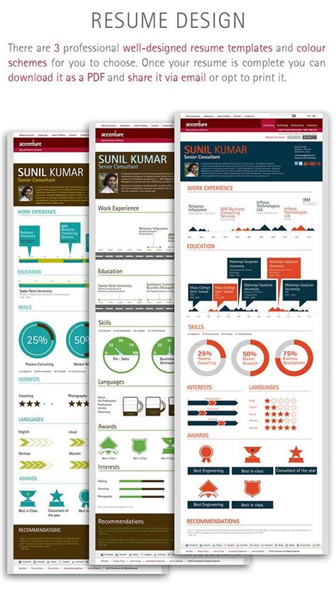 Resume examples for different career niches, experience levels and industries. Interactive Resume Builder on Behance | Resume builder ...