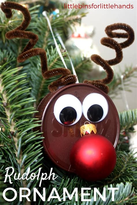 What you'll need to for an easy five minute craft, i think these gumball machines turned out super cute! Easy Reindeer Ornament Craft | Little Bins for Little Hands