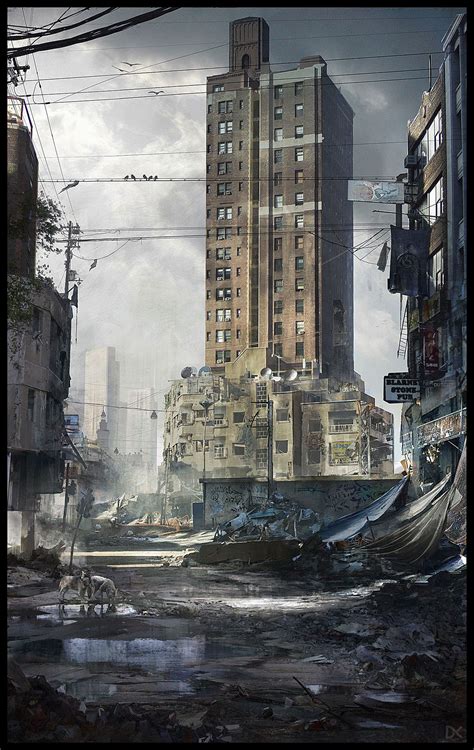 Abandoned City By Darius Kalinauskas Architecture 2d Cgsociety в